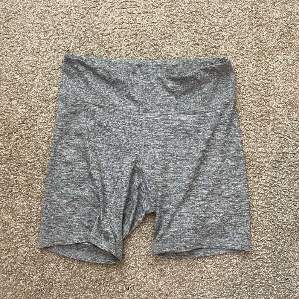 Grey bike shorts